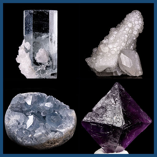 Minerals A to F