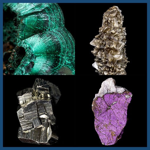 Minerals M to R